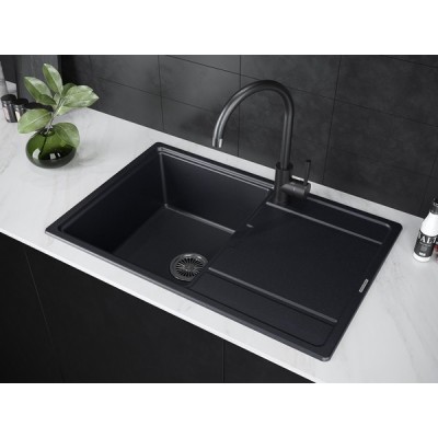 Смеситель Paulmark Holstein Ho212063-418, черный металлик Смеситель Paulmark Holstein Ho212063-418, черный металлик