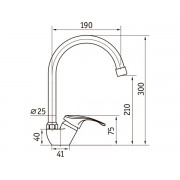 Смеситель Ukinox UM2304 CR