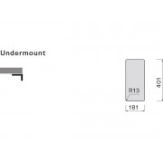 Мойка Falmec Como 18 (подстольный монтаж)