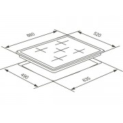 Варочная панель MEFERI MIH905BK ULTRA индукционная