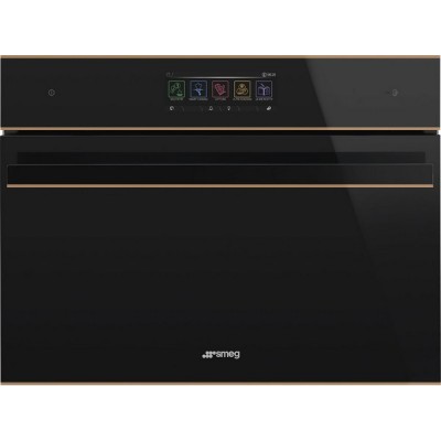 Духовой шкаф SMEG SO4606WAPNR компактный с паром и СВЧ Духовой шкаф SMEG SO4606WAPNR компактный с паром и СВЧ