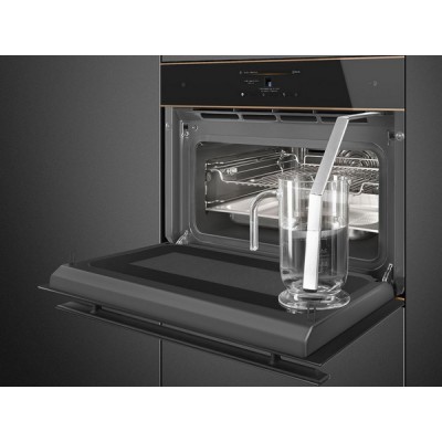 Духовой шкаф SMEG SO4606WAPNR компактный с паром и СВЧ Духовой шкаф SMEG SO4606WAPNR компактный с паром и СВЧ