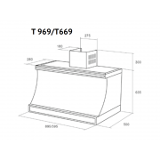 Вытяжка Kuppersberg T 669 ANT Bronze