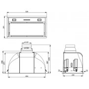 Вытяжка Falmec BUILT-IN BURANO 50 BK