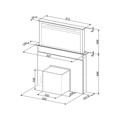 Вытяжка SMEG KDD60VXE-3 Вытяжка SMEG KDD60VXE-3