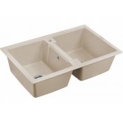 Мойка Paulmark Tandem 80/2 PM238150-BE, бежевый