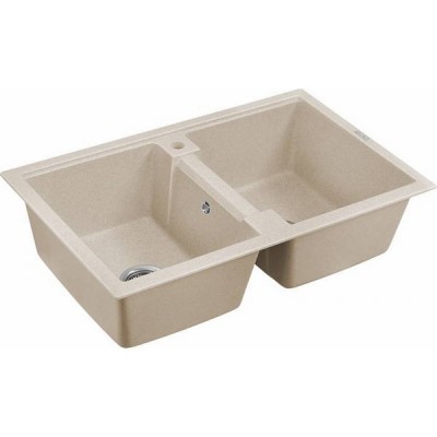 Мойка Paulmark Tandem 80/2 PM238150-BE, бежевый Мойка Paulmark Tandem 80/2 PM238150-BE, бежевый