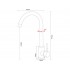 Смеситель Arona ARM 202 BLACK черный Смеситель Arona ARM 202 BLACK черный