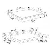 Варочная панель Franke FSM 654 I BK (108.0606.107) индукционная