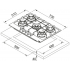 Варочная панель Franke FHMA 755 4G DC XS C (106.0554.320) газовая Варочная панель Franke FHMA 755 4G DC XS C (106.0554.320) газовая