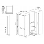 Холодильник SMEG C9174TN5D1 встраиваемый