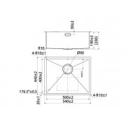 Мойка IDDIS Edifice нерж. сталь, "шелк", EDI54S0i77