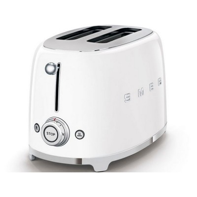 Тостер на 2 ломтика SMEG TSF01WHEU белый Тостер на 2 ломтика SMEG TSF01WHEU белый