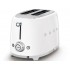 Тостер на 2 ломтика SMEG TSF01WHEU белый Тостер на 2 ломтика SMEG TSF01WHEU белый