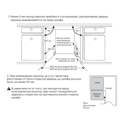 Посудомоечная машина Midea MID60S490i Посудомоечная машина Midea MID60S490i