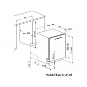 Посудомоечная машина MAUNFELD MLP-08IMROI