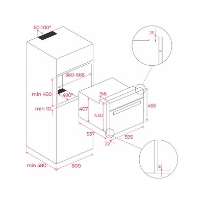 Духовой шкаф TEKA HLC 8440 C FULL BLACK (111160028) компактный с СВЧ Духовой шкаф TEKA HLC 8440 C FULL BLACK (111160028) компактный с СВЧ