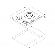 Варочная панель Teka IBC 63900 TTC BLACK (112520008) индукционная