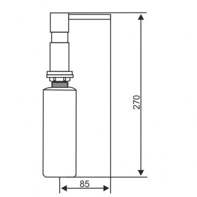 Дозатор Longran LD0001, Stainless Steel Дозатор Longran LD0001, Stainless Steel