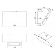 Вытяжка SMEG KV394MB