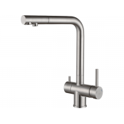 Смеситель Paulmark Skalen Sk213020-SS, нержавеющая сталь