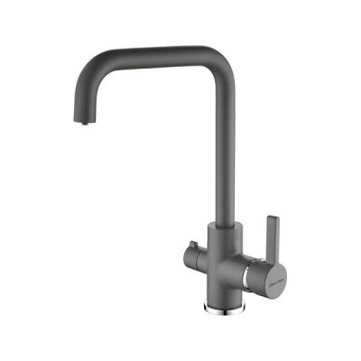 Смеситель Paulmark Logas Lo213021-GRM (402), серый металлик Смеситель Paulmark Logas Lo213021-GRM (402), серый металлик