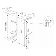Холодильник Kuppersbusch FKGF 9835.0i встраиваемый