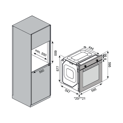 Духовой шкаф Kuppersberg HF 608 BX Духовой шкаф Kuppersberg HF 608 BX