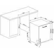 Посудомоечная машина SMEG STL323BQLH