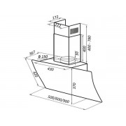 Вытяжка MAUNFELD Sky Star Chef 90 черный