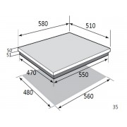 Варочная панель Brandt BPG6413B газовая