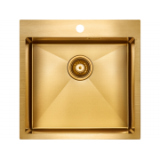 Мойка Paulmark Velten PM905151-BG, брашированное золото