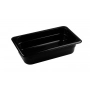 Гастроемкость GN 1/4 - 65, полипропилен, черная