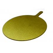 Доска для пиццы круглая 10'', с рукояткой