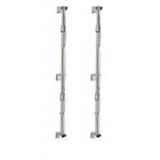 Стойка METRO стационарная 33" (838 mm) c креплениями на стену "Super Erecta Chrome" (2 шт. в упаковке)