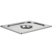 Крышка для гастроемкости GN1/2, с ручкой, нерж. сталь