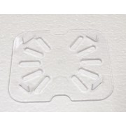 Вставка дренажная в гастроемкость GN1/6, поликарбонат прозрачный