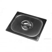 Крышка для гастроемкости GN1/3, с ручкой, нерж. сталь