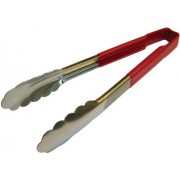 Щипцы мет. беспружинные 241 мм "ракушки" (с красной ручкой)