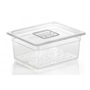 Гастроемкость GN 1/2 - 150, поликарбонат прозрачный