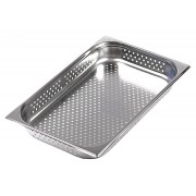 Гастроемкость GN 1/1 - 40P, с перф., нерж. сталь