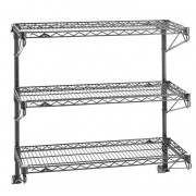 Полка METRO "Super Erecta Metroseal 3" в комплекте с кронштейнами 14 х 36" (355 х 914 mm, h= 864 mm), 3- и яруса (зелён.)