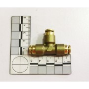 Фитинг никелированный Т-образный - трубка Ø6