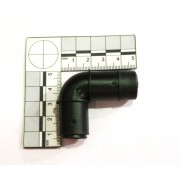 Соединитель угловой пластиковый для слива из резервуара