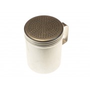 Солонка металлическая 295,7 мл. с отверстиями 1,2 мм с ручкой