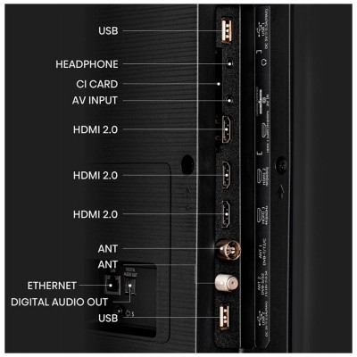 65" Телевизор Hisense 65U6KQ черный 3840x2160, 4K Ultra HD, 50 Гц, Wi-Fi, Smart TV, VIDAA 65" Телевизор Hisense 65U6KQ черный 3840x2160, 4K Ultra HD, 50 Гц, Wi-Fi, Smart TV, VIDAA