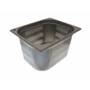 Гастроемкость GN 1/2 - 200P, с перф., нерж. сталь