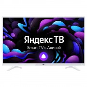 43" Телевизор LEFF 43F541T белый 1920x1080, Full HD, 50 Гц, Wi-Fi, SMART TV, Яндекс ТВ