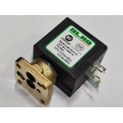 Клапан соленоидный 3-х ходовой 220 вольт латунь