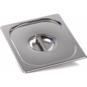 Крышка для гастроемкости GN1/2, с ручкой, нерж. сталь